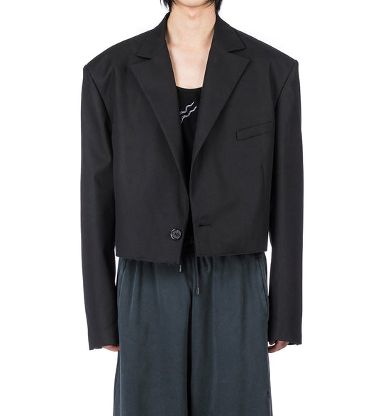 SLASHED BLAZER BLACK