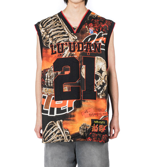 B BALL JERSEY L-D REAPER MOVIE