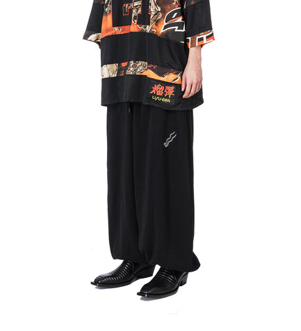 BAGGY BONTAN SWEATPANTS BLACK