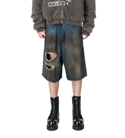 KRISS KROSS SHORTS DIRTY BLUE
