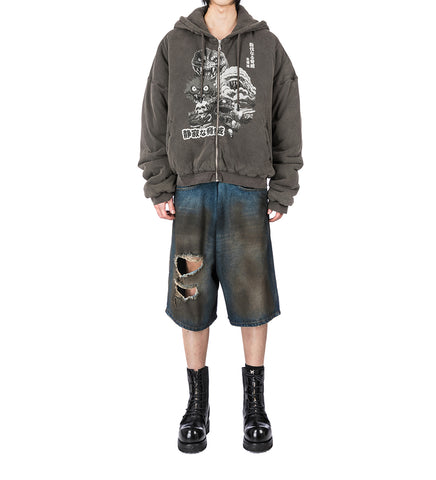 KRISS KROSS SHORTS DIRTY BLUE