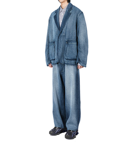 DENIM TAILORED JACKET INDIGO