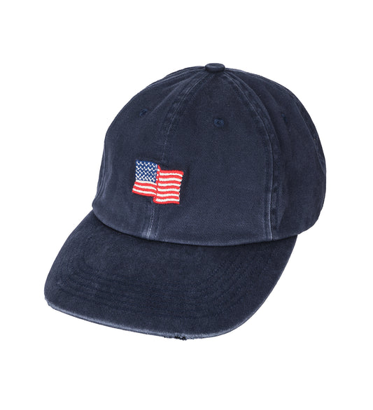 USA EMBROIDERED HAT NAVY