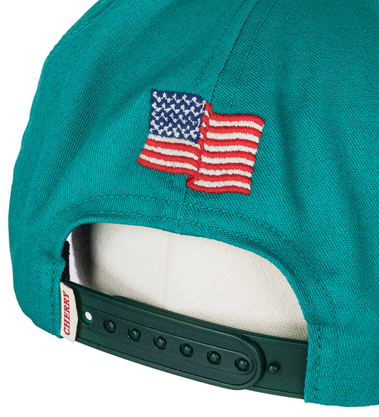 AMERICAN 5 PANEL HAT GREEN