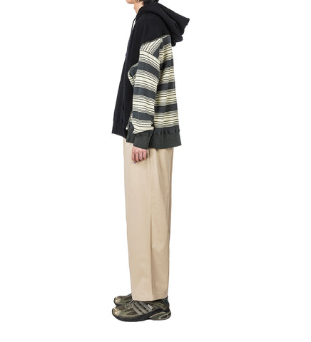 BELTED BIG HEART PANTS BEIGE