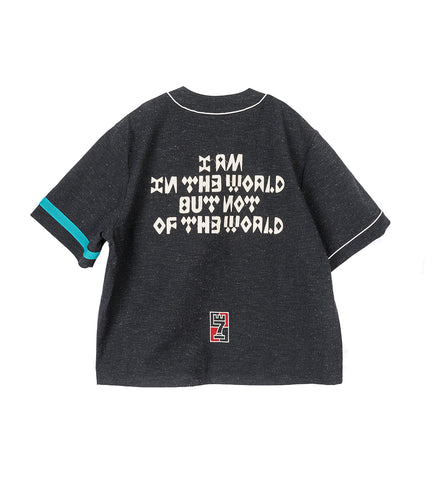 BEAN BASEBALL SHIRT AIRFORCE BLUE