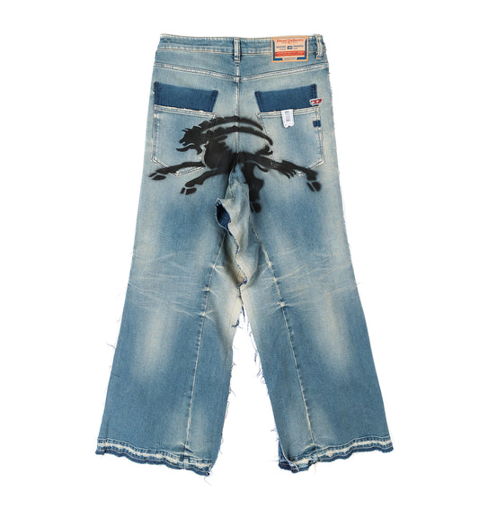 NEW JEANS PANT BLUE L-XL #1