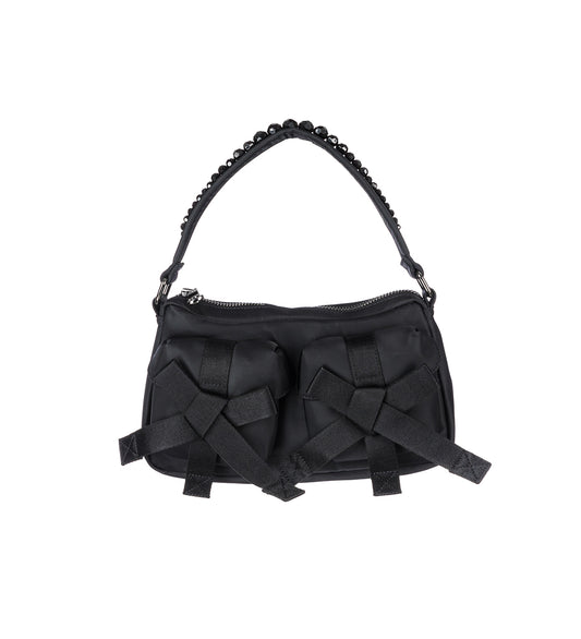 UTILITY BOW POCKET POCHTTE BAG W/EMB BLACK/JET