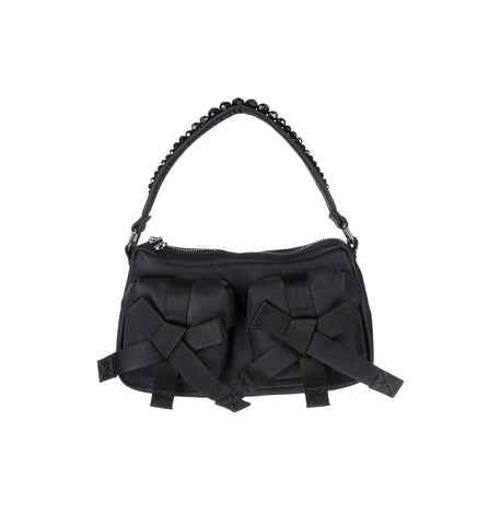 UTILITY BOW POCKET POCHTTE BAG W/EMB BLACK/JET