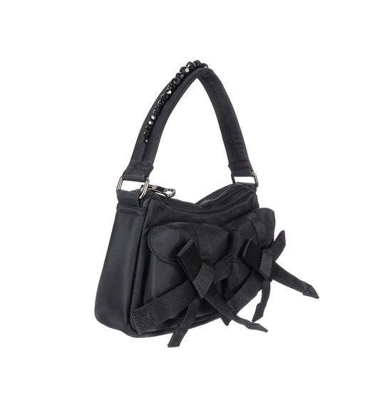 UTILITY BOW POCKET POCHTTE BAG W/EMB BLACK/JET