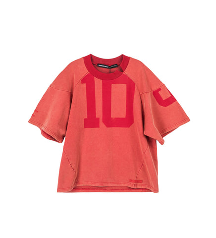 WASHED JERSEY RED