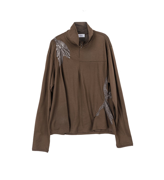ALEC K-DART PULLOVER BROWN