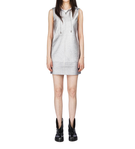 MINI SHIFT DRESS GREY MELANGE