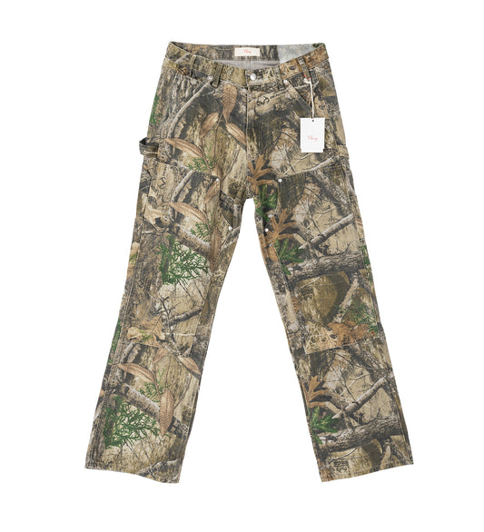 WIDE LEG DOUBLE KNEE MOSSY OAK STONE