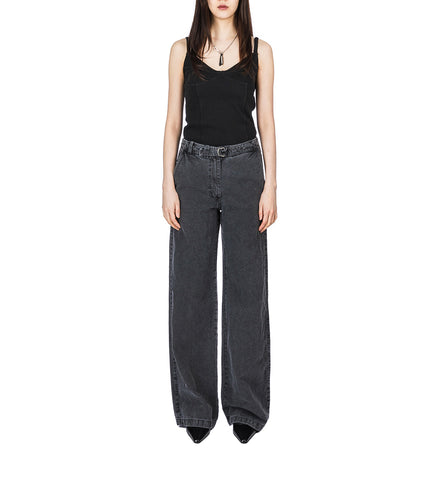 HARBOUR TROUSER BLACK ENZYME CANCAS