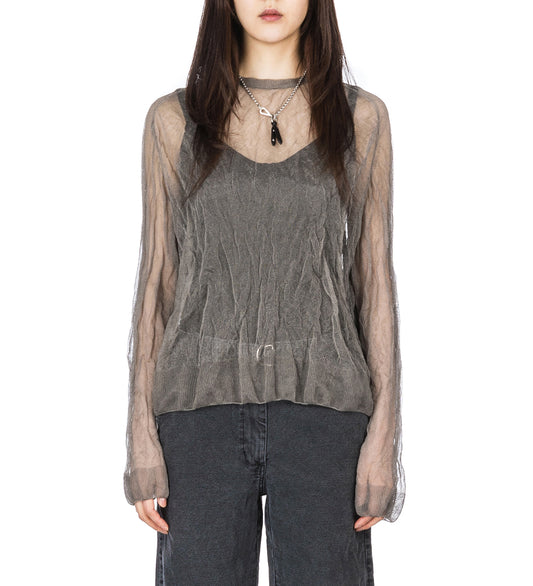 TRUE ROUNDNECK ASH SILK STEEL