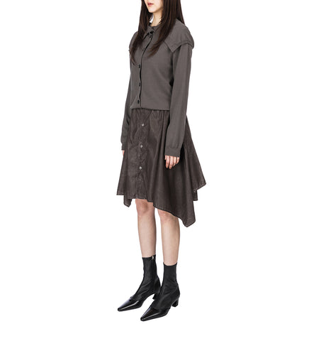 MAINSAIL SKIRT BROWN WASH OUT NYLON