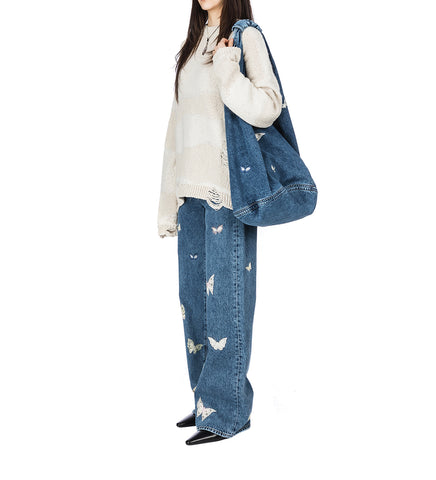 DRIP BAG INDIGO BUTTERFLY