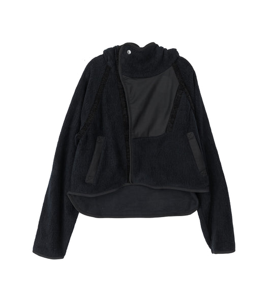 RICSI FLEECE HOODIE BLACK