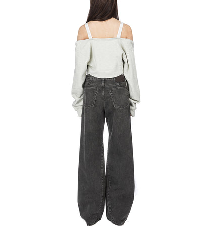 CARDIGAN TANK TELLOW TINT MELANGE FLEECE