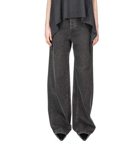 TREBLE CUT BLACK COATED WASH