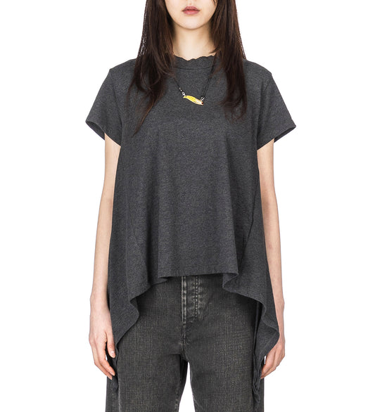 LIFE VEST T-SHIRT DARK GREY MELANGE JERSEY