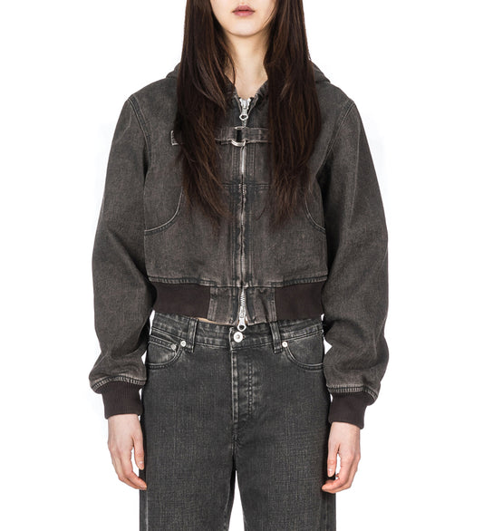 COAST JACKET BLACK COATED WASH