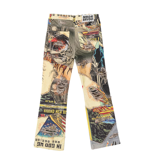 VINTAGE TROUSERS MULTI