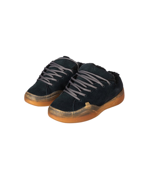 SUEDE VAMP SKATE SNEAKERS BLACK