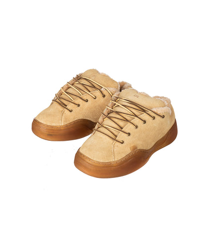 SUEDE VAMP SKATE SNEAKERS SAND