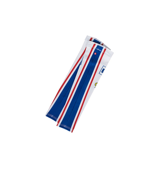 ARM WARMERS WHITE PRINT