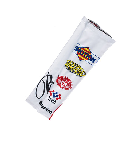 LEG WARMERS WHITE PRINT