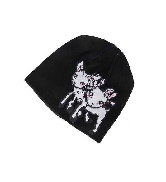 SKULLY BEANIE BLACK