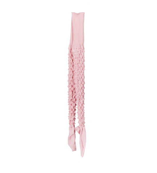 CHECKERED OVERKNEE SOCKS ROSE