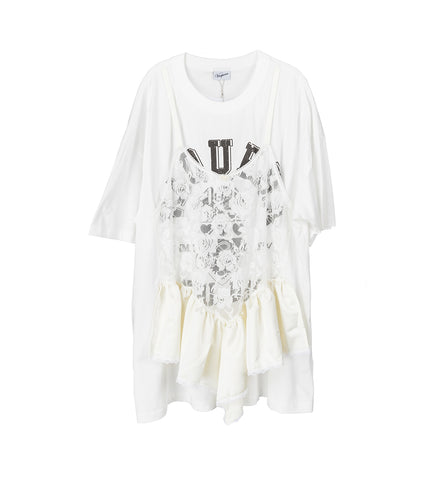 TEDDY T SHIRT BLANC DE BLANC