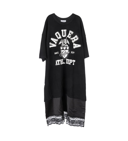 SLIP SKIRT TALL TEE FADED BLACK