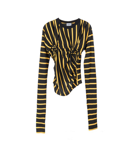 TITTY TWISTER LONGSLEEVE T-SHIRT BLACK/YELLOW