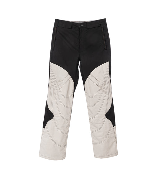 SOLIX ZIP TROUSER BLACK SABLE/SEEDPEARL