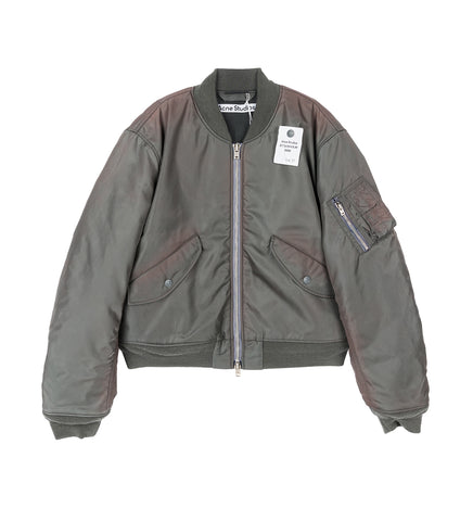 ORBY BOMBER SPRAY NYLON TWILL STONE GREY