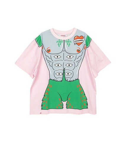 SEXY BEAST TEE PINK BIKINI