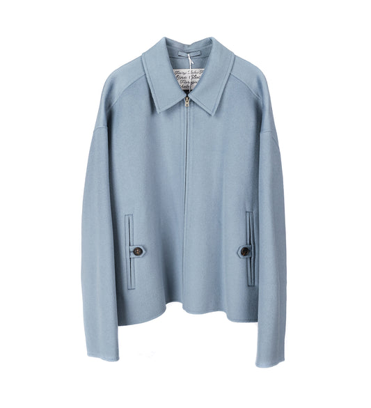 DOVEO WOOL CASHMERE DOUBLE DUSTY BLUE