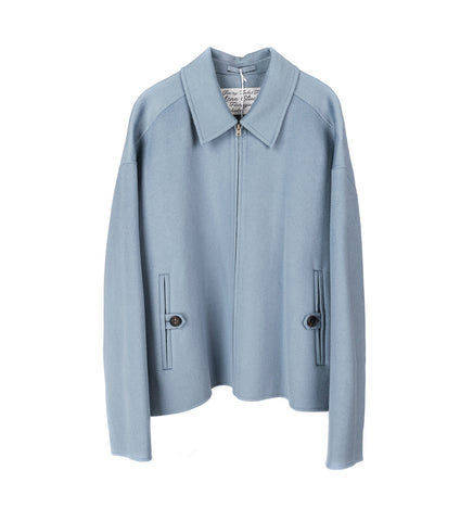 DOVEO WOOL CASHMERE DOUBLE DUSTY BLUE