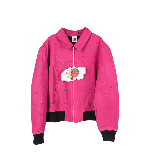 STUDDED SANTA FE WORK JACKET PINK