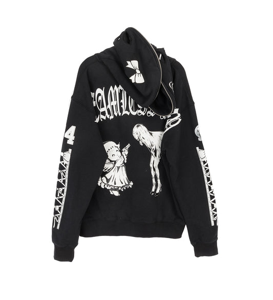 DREAMLESS BUTTERFLY HOODIE BLACK & WHITE