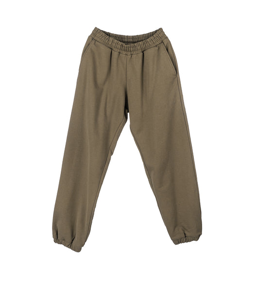 REVERSIBLE THERMAL SWEATPANTS OLIVE