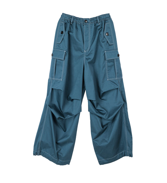 WATER-REPELLENT GABARDINE WORKWEAR PANTS TURQUOISE