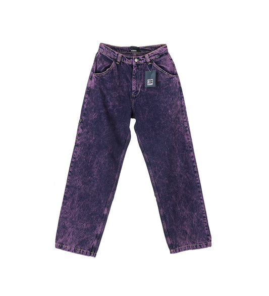 ACID WASH CARPENTER WORK DENIM PURPLE