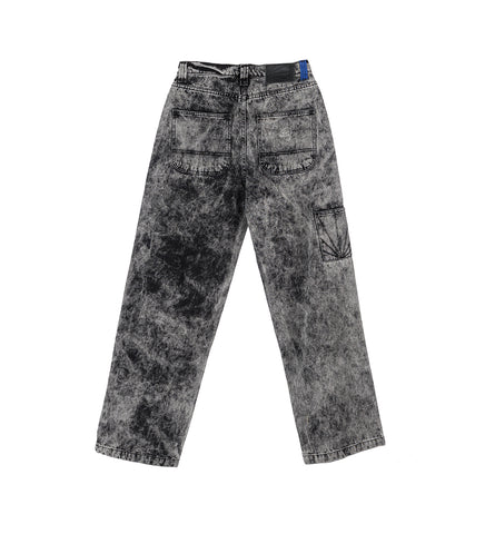 ACID WASH CARPENTER WORK DENIM GREY