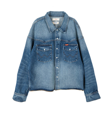 CHERRY LOS ANGELES X WRANGLER SHIRT JACKET DENIM