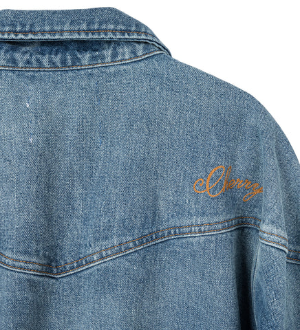 CHERRY LOS ANGELES X WRANGLER SHIRT JACKET DENIM